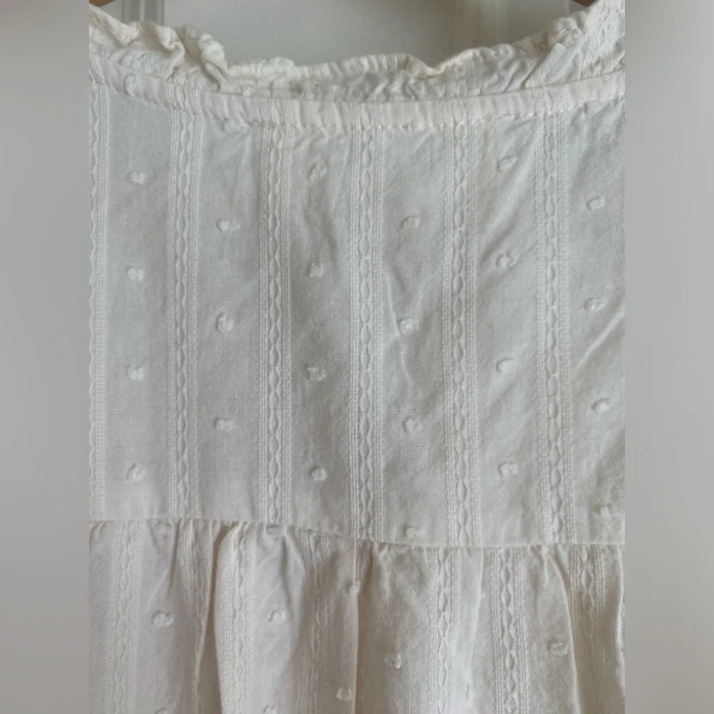 Sweet Wanderer Cream Mini Dress with Tie Waist